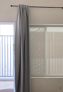 Custom Draperies and Window Shades for Santa Clara Home