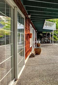 Motorized Retractable Awnings Over Patio Los Gatos