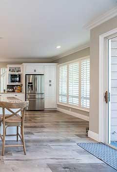 Elegant Roller Window Shades For Palo Alto Kitchen